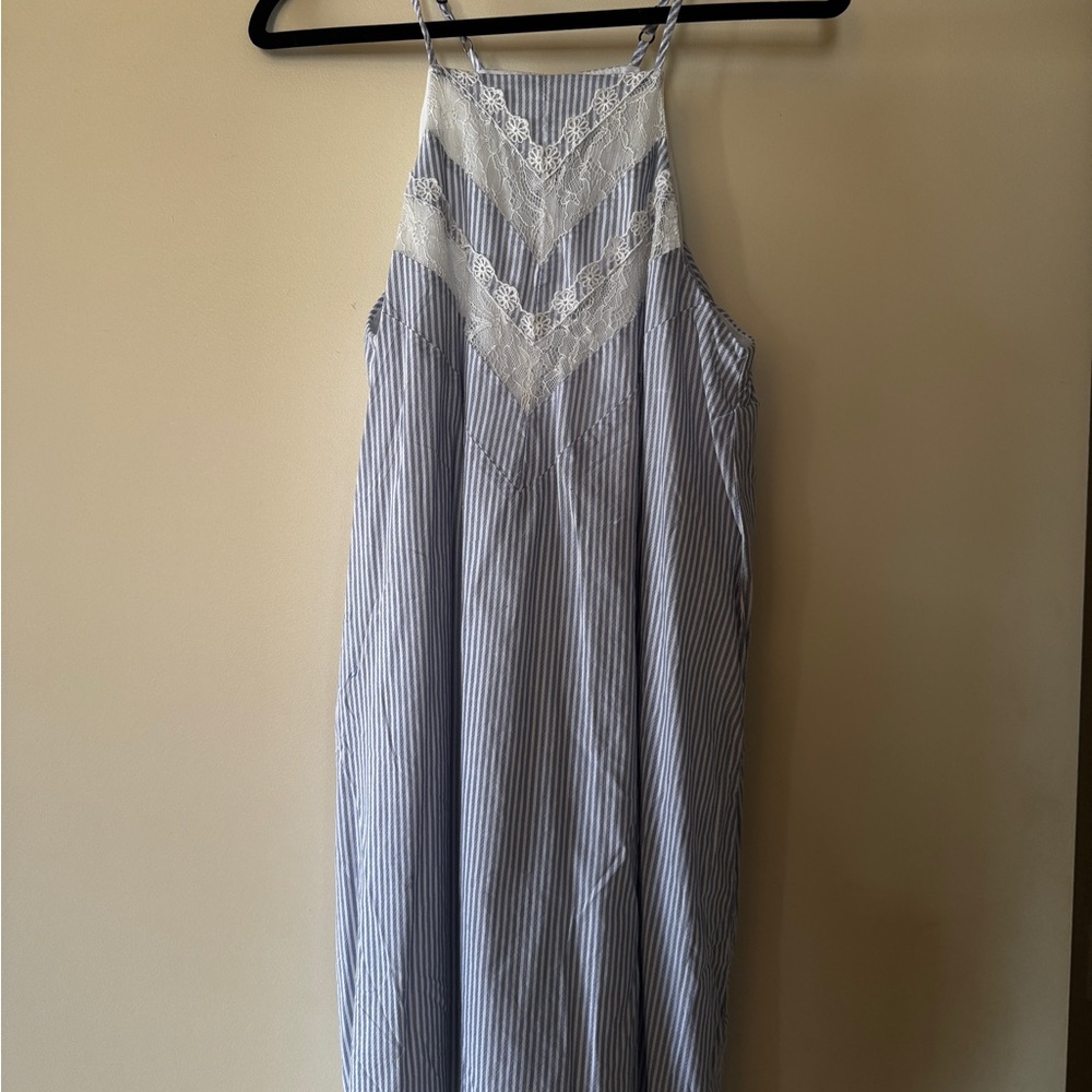 BCBGeneration Blue and White dress